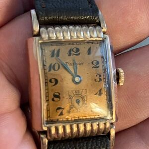 1940s Parker Mens Tank Watch